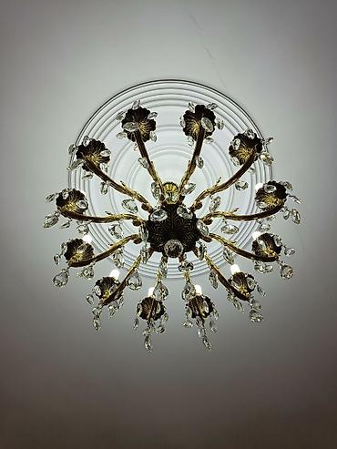 İşıqlandırma: Çılçıraq, 10 və daha çox lampa, Metal — 3