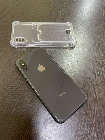 iphone x запчасти: IPhone Xs, Б/у, 256 ГБ, Черный, Защитное стекло, Чехол, 100 %