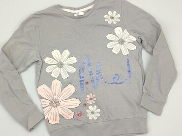 sweterek dla dziecka na szydełku: Bluza, 8 lat, 122-128 cm, stan - Dobry