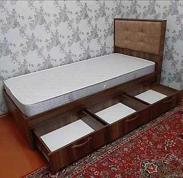 Yeni, Təknəfərlik çarpayı, Matras ilə, Siyirməli