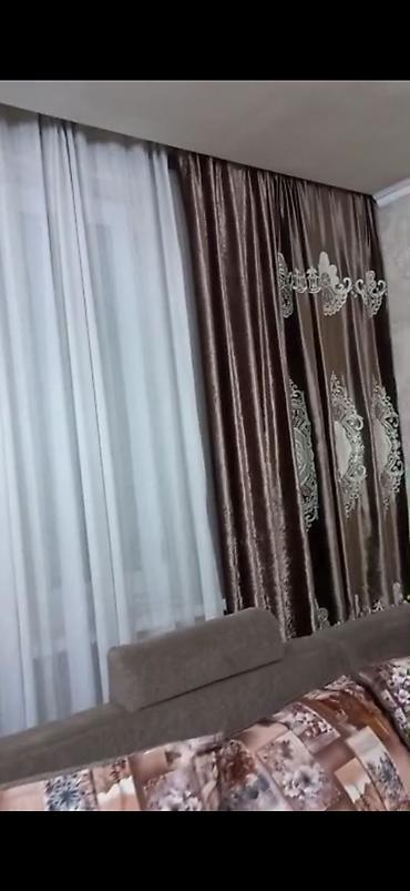 bed sheets: Комплект штор для гостиной/спальни: - Плотные портьеры шоколадного — 1