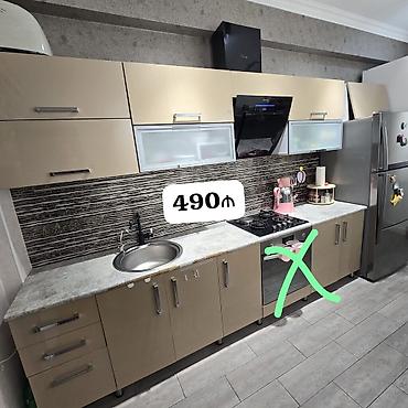 Endirim olundu 🛑🛑Mətbəx mebeli satılır 490₼. ölçü 3m. üzərində qaz