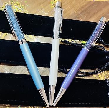 defter qelem: Yenidir, öz futlyarında və hədiyyəlik paketində. SWAROVSKİ Bəzəkli — 1