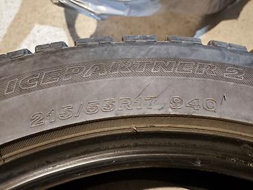Шины: Шины 215 / 55 / R 17, Зима, Б/у, Комплект, Легковые, Япония, Bridgestone — 6