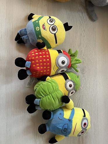 oyuncaq masınlar: Миньоны Minions mövzusunda yumşaq oyuncaqlar dəsti - Dördlük dəst — 1