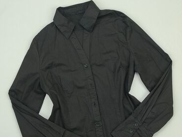 bluzki czarne długi rękaw: Сорочка жіноча, S, стан - Дуже гарний