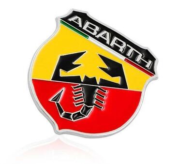 Tuning oprema: ABARTH logo ABARTH logo-amblem, metalni Dimenzije su približno 5,5 X — 2