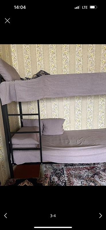 bunk bed: Двухъярусная кровать с металлическим каркасом Пользовались не долго — 2