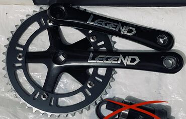 корейские велосипед: Система Legend 68T Сорвалась одна резьба правого шатуна для педали