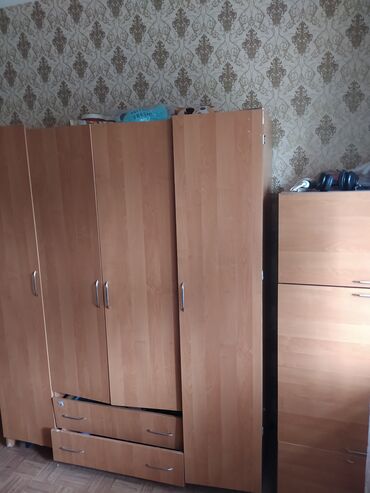 б у офисный мебель: Кийим салуучу шкаф, Колдонулган, Түз, Башка материал