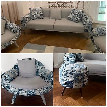 yeni divan: Divan kreslo satılır 1500₼. Real aliciya endirim olacaq. Əla — 1