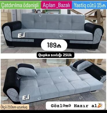 mətbəx divanı: Диван, Новый, Раскладной, С подъемным механизмом, Ткань, Платная доставка