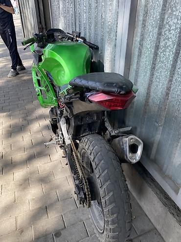 Мотоциклы: Kawasaki Ninja (зеленый спортбайк) - Кузов: пластиковый обвес sport — 4