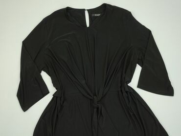 bluzki czarne eleganckie: Блуза жіноча, 7XL, стан - Ідеальний