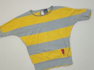 żółta bluzka w czarne paski dla dzieci: Bluzka, 12 lat, 146-152 cm, stan - Dobry