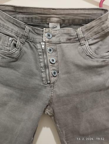 Farmerke: Sive farmerke – slim/skinny kroj - Dužina 98 cm širina struka 39 cm - — 4