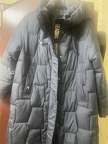Айымдардын кийими: Пуховик, Узун модель, Кытай, 4XL — 4