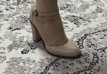 nike tech flecce: Туфли, 34, 34.5, Erisses, Б/у, цвет - Бежевый, Самовывоз — 5