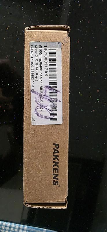 manometr: Pakkens mexaniki manometr - Model: Pakkens, G 1/2” alt çıxışlı - Ölçü — 1