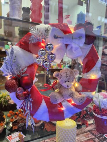 Praznična dekoracija: Venac, bоја - Šareno, Novo — 9