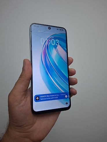 philips xenium 9@9v: Honor X8a, 128 GB, rəng - Gümüşü, Barmaq izi — 7