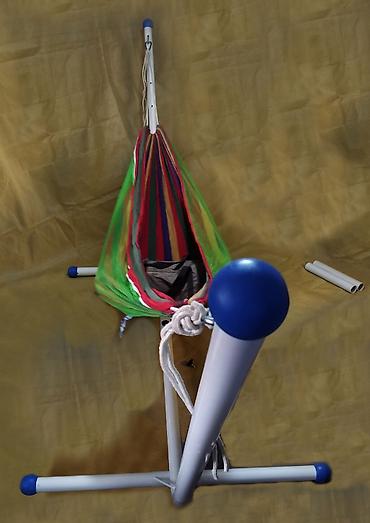 Другое для спорта и отдыха: ПРОДАМ ОПОРА для подвесного гамака из профильной стальной трубы 30х30 — 15