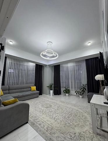 3 комнаты, 90 м², Асанбай мкр Элитка, 6 этаж, Дизайнерский ремонт