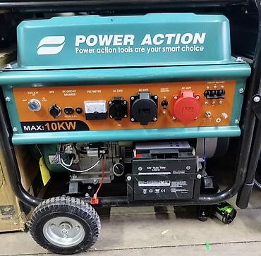 Бензиновый генератор POWER ACTION Max 10 kW Основные характеристики