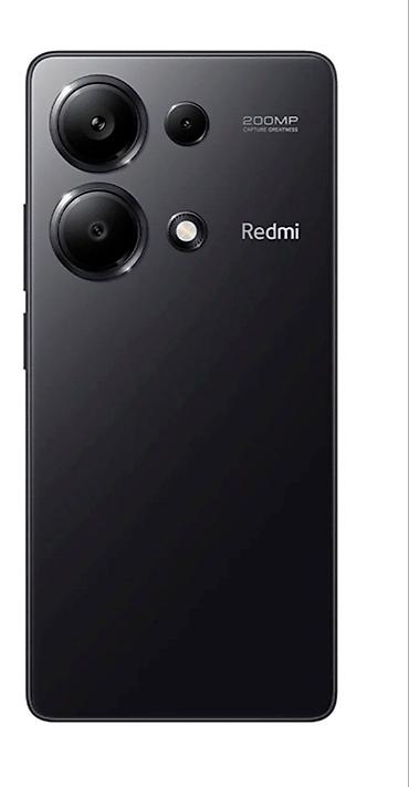 Уюлдук телефондор жана аксессуарлар: Redmi, Redmi Note 13, Колдонулган, 128 ГБ, түсү - Кара, 1 SIM, 2 SIM, eSIM — 3