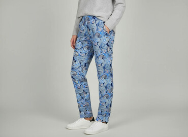plisowane spodnie reserved: TEX, Material trousers for women, size M