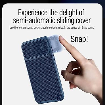 Maske i futrole za telefone: Maska Nillkin Textured S za iPhone 14 Plus 6.7 plava. Uz brzu dostavu — 10