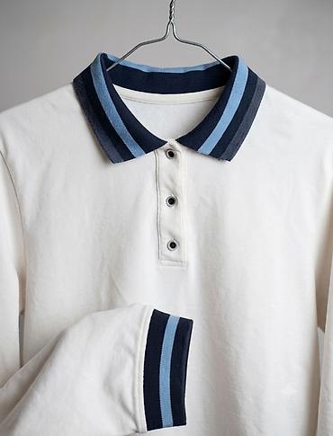 Məktəbli forması: Ağ rəngli uzunqollu polo köynək - Model: uzunqollu polo - Rəng — 1