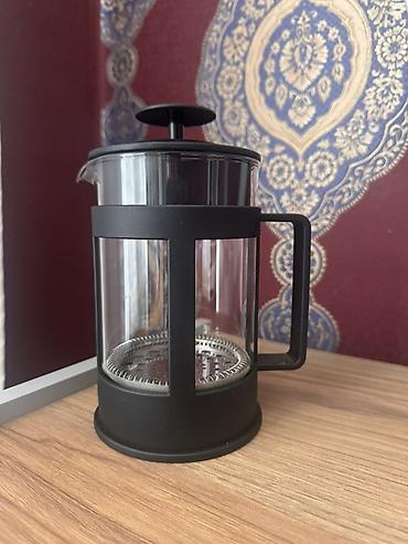 tefal caydan: Fransız pressi (French press) – qəhvə və çay dəmləmək üçün — 1