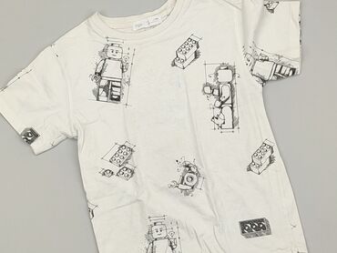 T-shirts: T-shirt, Zara, 5-6 years, 110-116 cm, condition - Fair