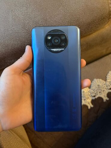 xiaomi redmi note 8 pro optimal: Poco X3 Pro, 256 GB, rəng - Göy, Düyməli, Barmaq izi, Face ID