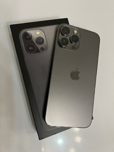 айфон бу купить: IPhone 13 Pro Max, Б/у, 128 ГБ, Graphite, 84 %