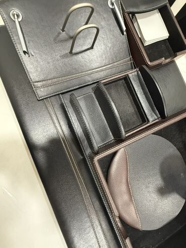 Masaüstü dəstlər: Ofis üçün dəri masaüstü təşkilatçı dəst – OFICA - Material: süni/dəri — 3