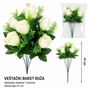KMT 6 božićni cvet sa štipaljkom bela 711061 Dekorativni komplet od 6 na lalafo.rs KMT 6 božićni cvet sa štipaljkom bela 711061 Dekorativni komplet od 6