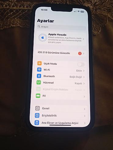 Elektronika: IPhone 13, 128 GB, White Titanium, Simsiz şarj, Face ID — 1
