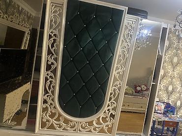 otag qapi: Barokko üslubunda qonaq otağı mebel dəsti - TV stendi: Parlaq ağ — 8