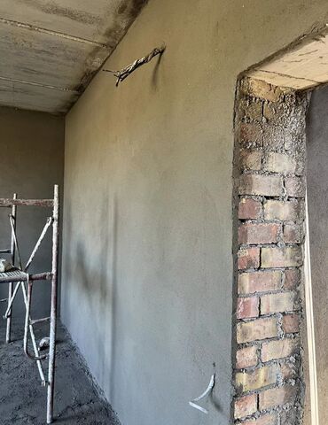 Штукатурка, шпаклевка: Машинная штукатурка кунуно 150/300 m2 . Квадрат (m2) 250сом кылабыз — 7