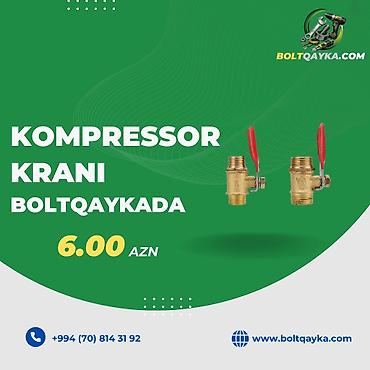 Все для дома и сада: Məhsul: Kompressor kranı Təsvir: - Kompressorlar üçün uyğun, bürünc — 1