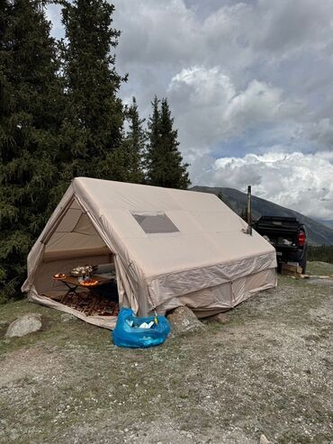 куплю марки дорого: 🏕️ Жаңы чатыр сатылат! ✔️ Размери: 4м × 3м × 2.1м ✔️ Материалы