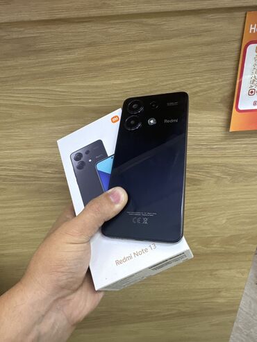 Inoi: Redmi, Redmi Note 13, Б/у, 256 ГБ, цвет - Черный, 2 SIM