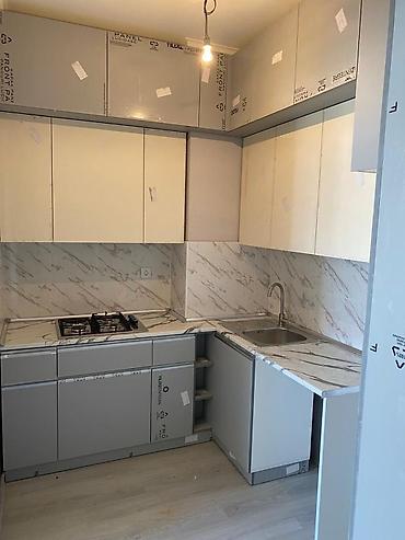 Sifarişlə mətbəx mebeli: Sifarişlə mətbəx dəsti, Özü çəkən petlələr, MDF, Kredit yoxdur, Ünvandan götürmə, Pulsuz çatdırılma, Ödənişli çatdırılma — 10