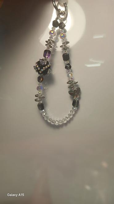 Брелоки: Брелоки‑подвески из бусин для ключей/телефона - Ручная сборка из — 2