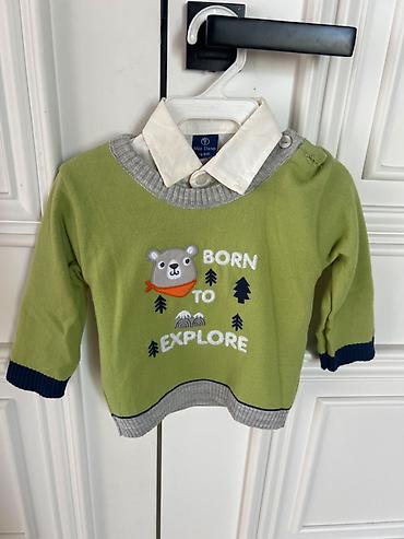 dino: Uşaq sviteri – Mio Dino (etiketdə 9-12m ay göstəricisi) - Rəng: açıq — 1