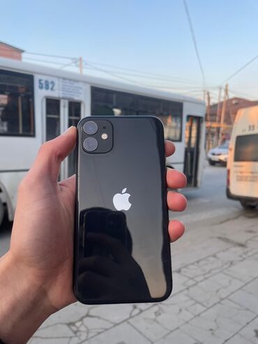 işlenmiş iphone 11: IPhone 11, 64 GB, Black Titanium, Face ID