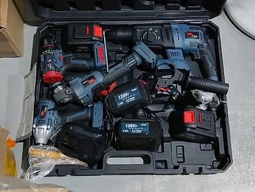 Çoxfunksiyalı akkumulyatorlu elektrik alətləri dəsti - Geniş həcmli