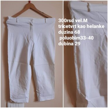beli kompleti sako i pantalone: M (EU 38), Drugi kroj pantalona